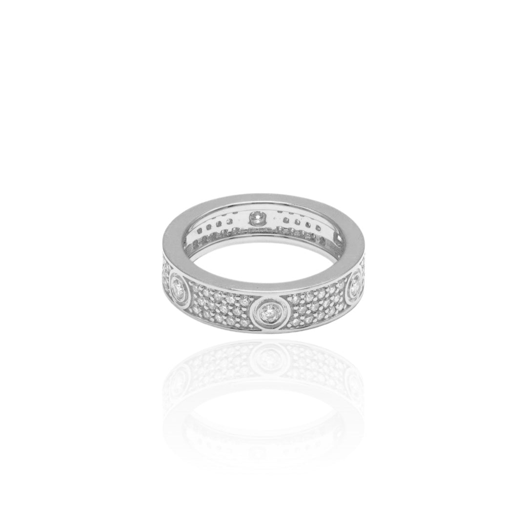 Ring Cara luxury silber